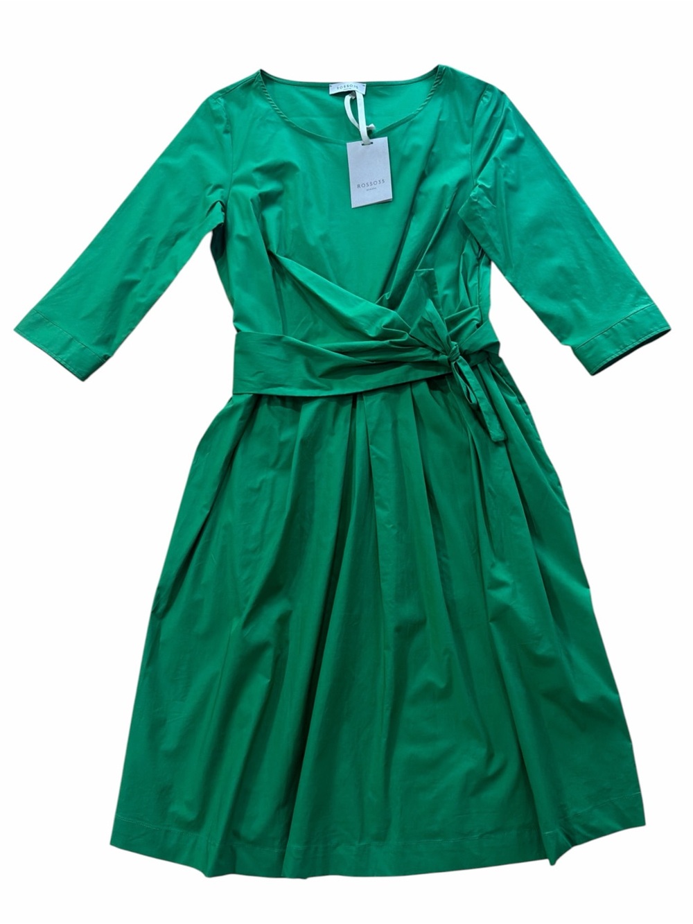 Rosso35 NWT Green Wrap Midi Dress